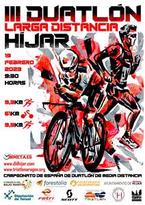 III DLD HIJAR. CAMPEONATO DE ESPAÑA DE DUATLÓN M.D. 2023